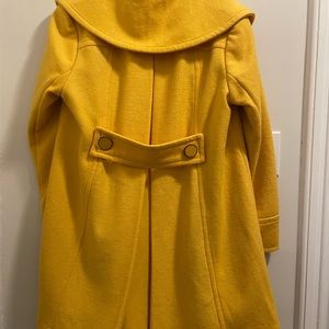 Spanner yellow winter coat, original buttons